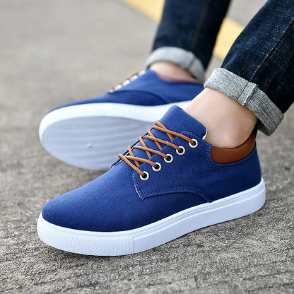 Casual Sneakers | Stoere herensneakers met witte zool
