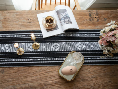 Boho Tafelloper Met Kwastjes Voor Een Stijlvolle Tafeldecoratie