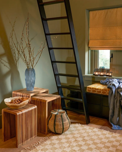 Mica Decorations – Yonker Bijzettafel 3er-Set – Gerecycled Hout – Bruin – L44 x B34 x H50 cm