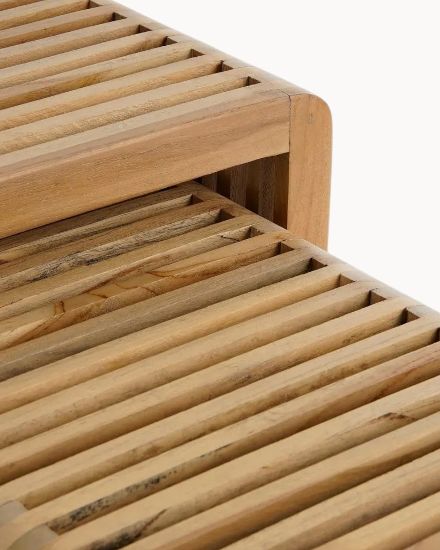 Mica Decorations – Yonker Bijzettafel 3er-Set – Gerecycled Hout – Bruin – L44 x B34 x H50 cm