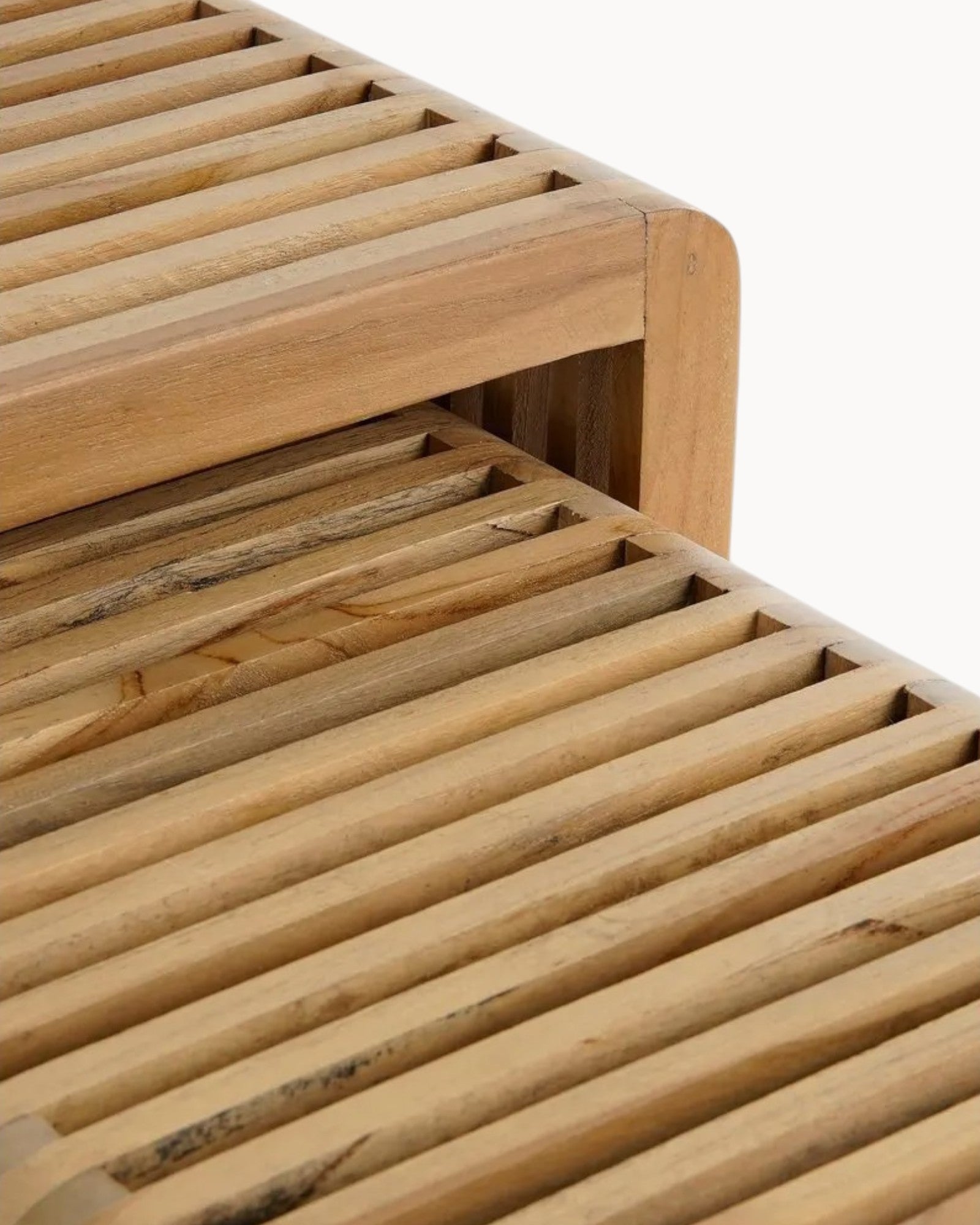 Mica Decorations – Yonker Bijzettafel 3er-Set – Gerecycled Hout – Bruin – L44 x B34 x H50 cm