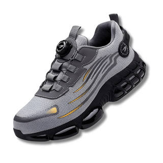 Veiligheidssneakers met Stalen Neus en Draaiknopsluiting Grijs