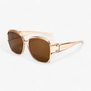 ClipShades | Stijlvolle zonnebrillen voor brildragers – De perfecte zonbescherming voor uw bril Beige Pro