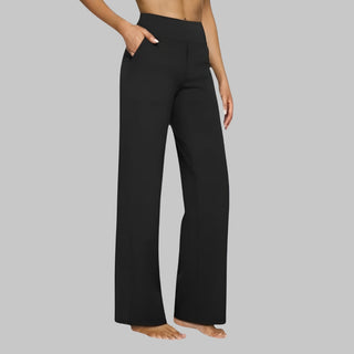 Comfortabele stretchbroek voor dames, ideaal voor dagelijks gebruik en met voldoende flexibiliteit. Zwart