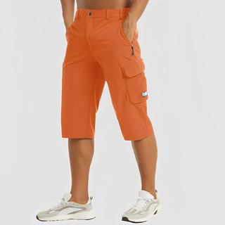 Cova | Stretch cargobroek voor heren oranje