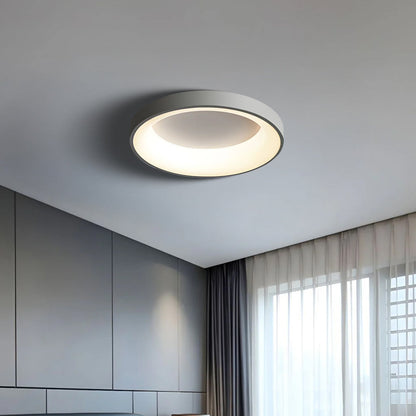 Creatieve Kleurrijke Eenvoudige Led Plafondlampen Modern Grijs D50*H5CM