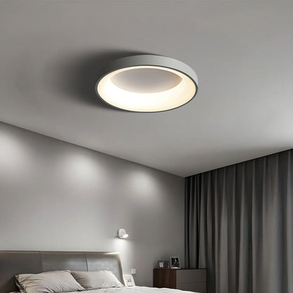 Creatieve Kleurrijke Eenvoudige Led Plafondlampen Modern Grijs D40*H5CM