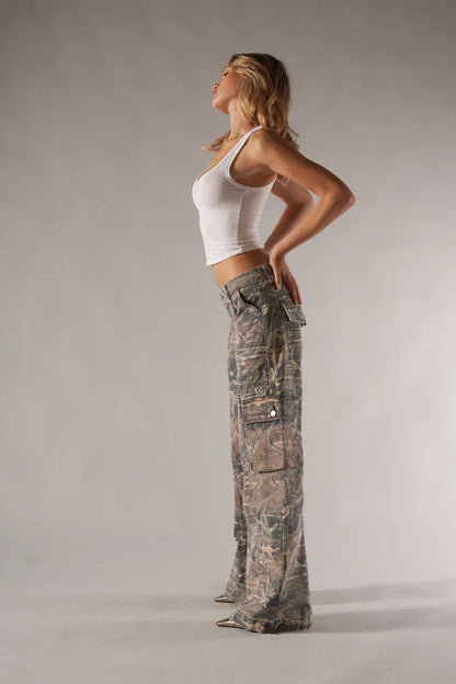 Lage Taille Cargo Broek