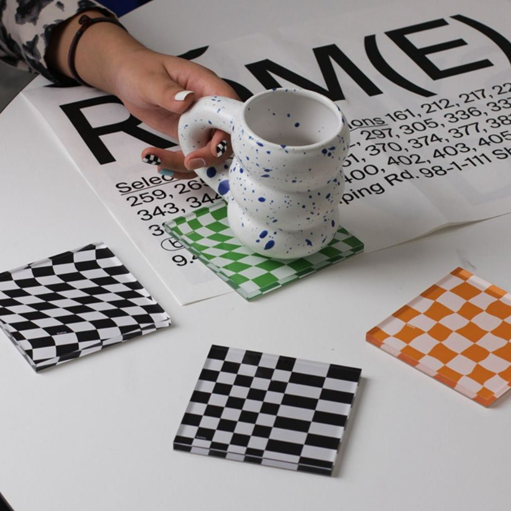 Dambordonderzetter Van Duurzaam Acryl Voor Je Eettafel