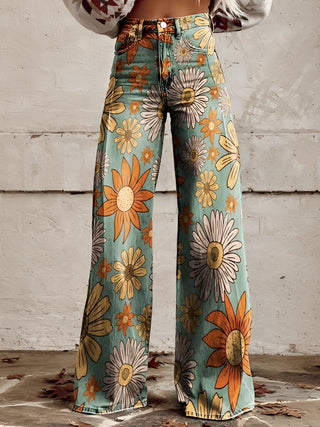 Dames Flared Jeans | Wide Leg & Denim Blossom