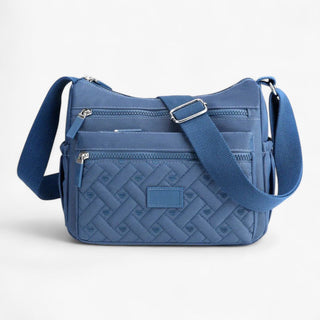 Damesschoudertas – Klassiek ontwerp en elegante lederlook Blauw