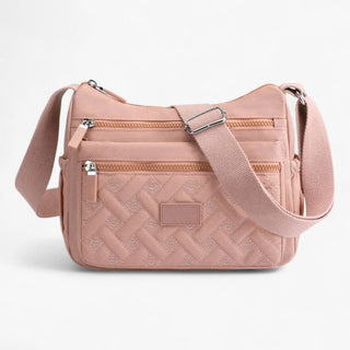 Damesschoudertas – Klassiek ontwerp en elegante lederlook Roze