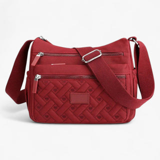 Damesschoudertas – Klassiek ontwerp en elegante lederlook Rood