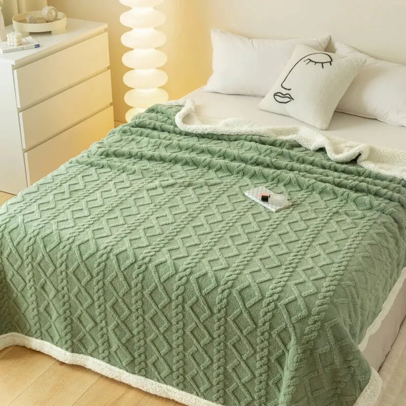 Dikke Polyester Dekentje 150x200 cm Warm en Comfortabel Tapestry