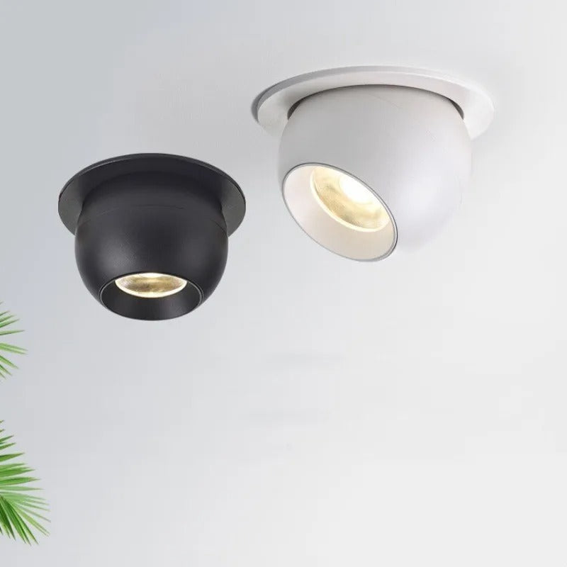Dimbare LED Inbouwspot Met 360 Graden Rotatie En 45 Graden Kanteling