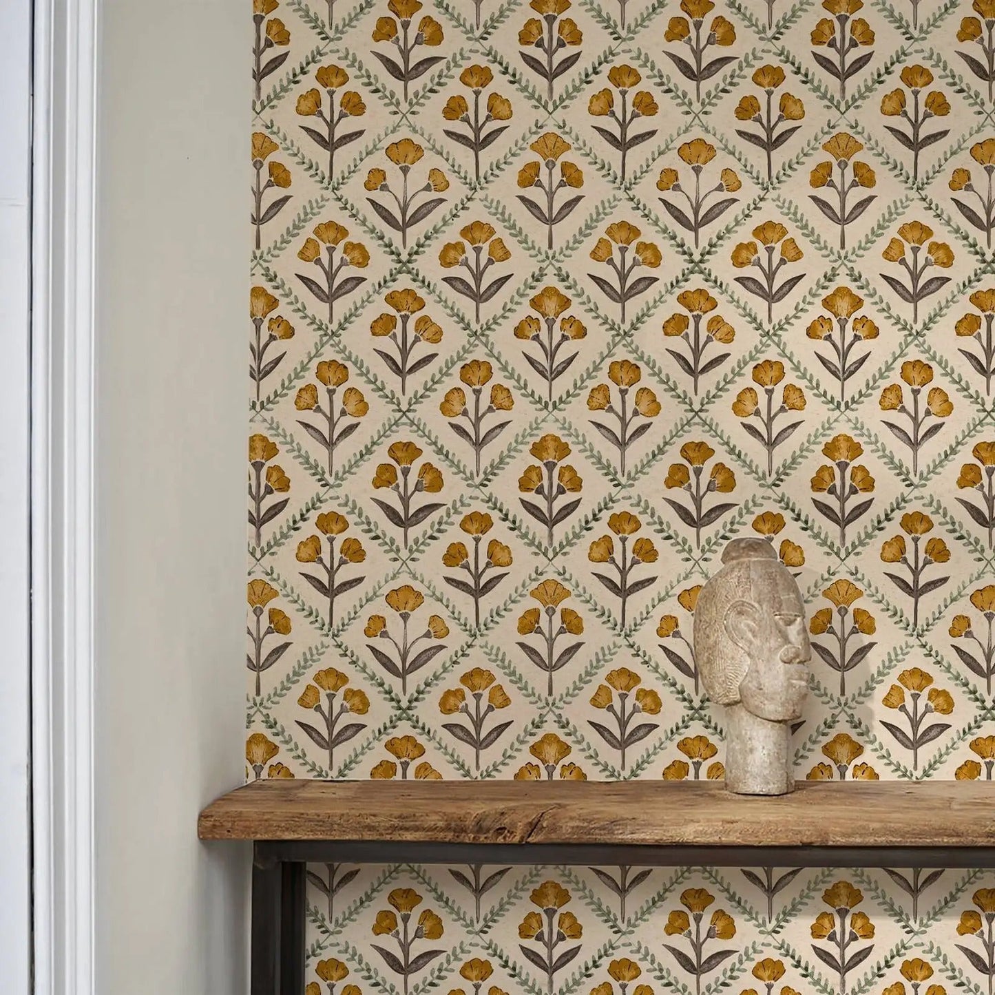 Elegante Bloemenbehang met Vintage Design voor Elke Kamer