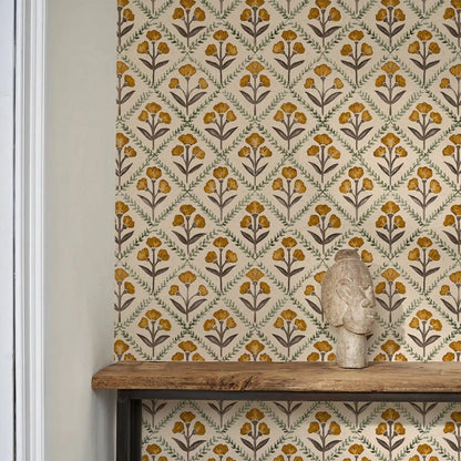 Elegante Bloemenbehang met Vintage Design voor Elke Kamer