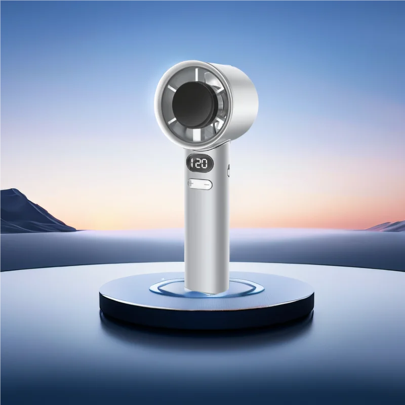 Draagbare Handventilator Bladeloos Kunststof USB Oplaadbaar