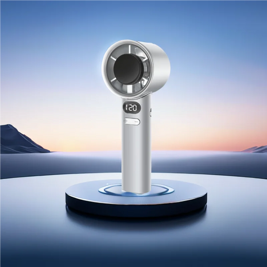 Draagbare Handventilator Bladeloos Kunststof USB Oplaadbaar