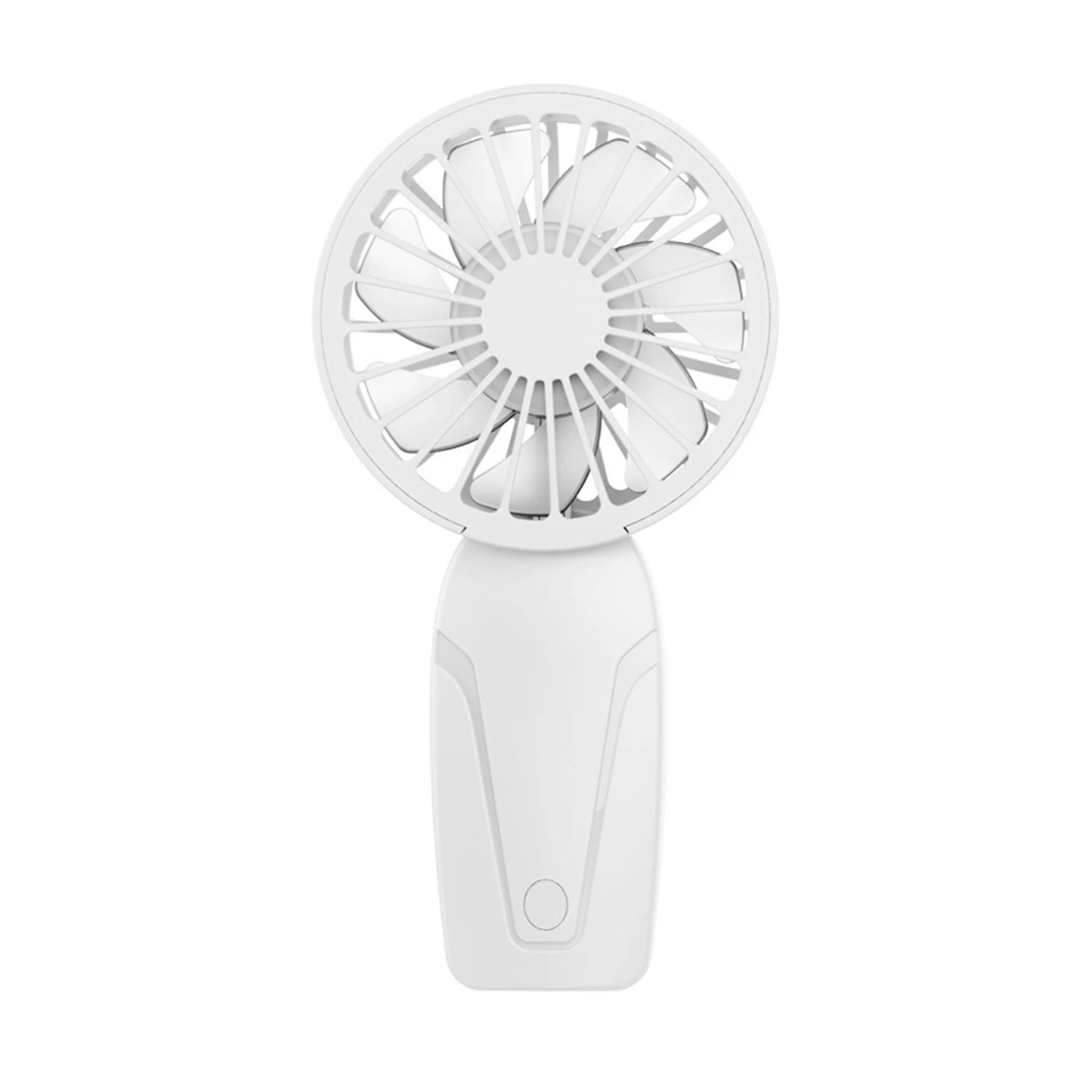 Draagbare Handventilator USB Oplaadbaar Lichtgewicht Voor Koeling Wit