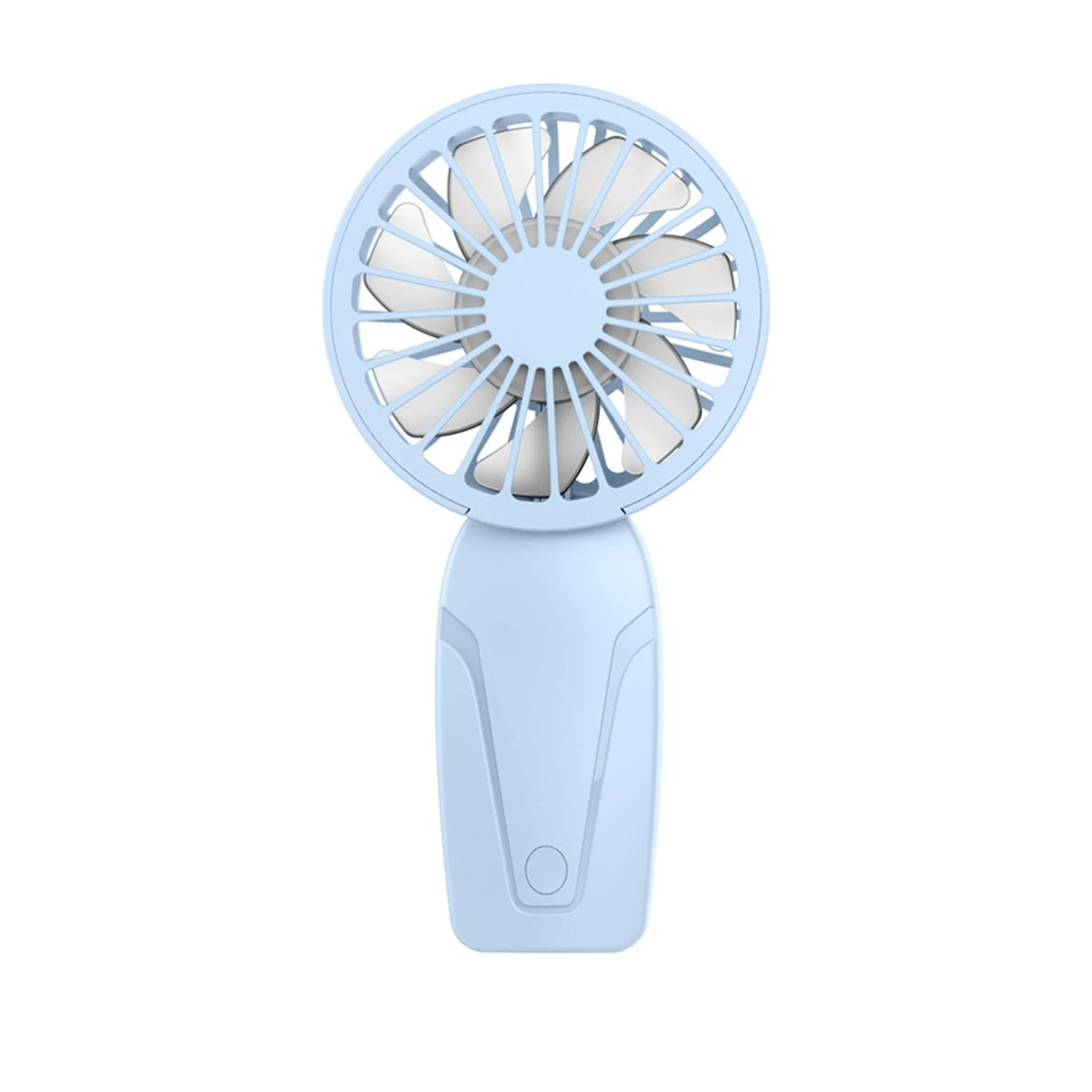 Draagbare Handventilator USB Oplaadbaar Lichtgewicht Voor Koeling Blauw