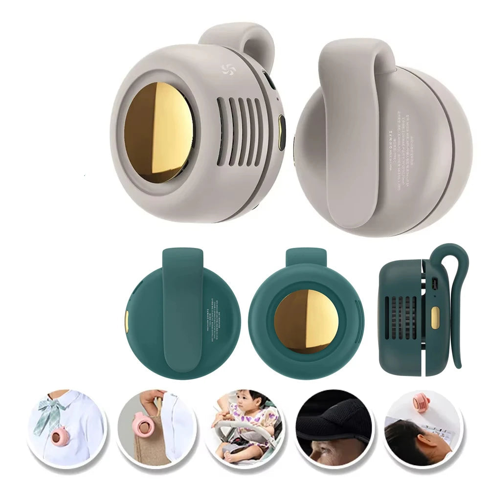 Draagbare Mini Ventilator Oplaadbaar Bladeloos voor Binnen Buiten