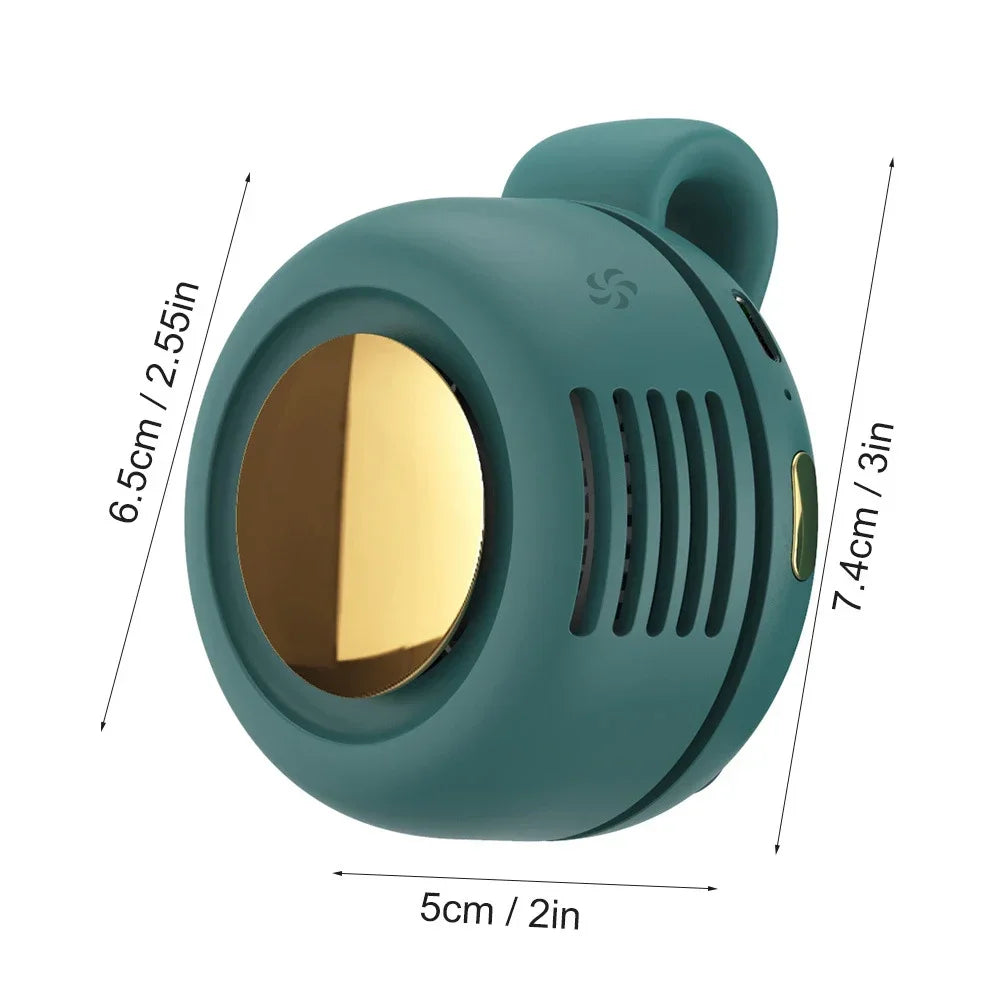 Draagbare Mini Ventilator Oplaadbaar Bladeloos voor Binnen Buiten