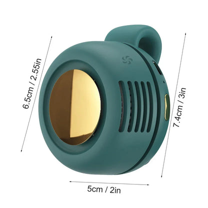 Draagbare Mini Ventilator Oplaadbaar Bladeloos voor Binnen Buiten
