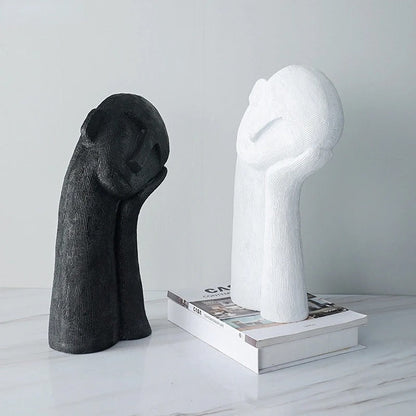 Asymmetrie Beeldje Van Hars Voor Modern Interieurdecoratie