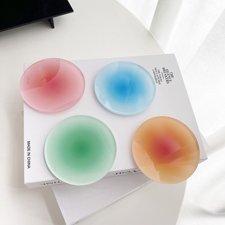 Acryl Onderzetters voor Warme en Koude Dranken Uniek Design Set van 4