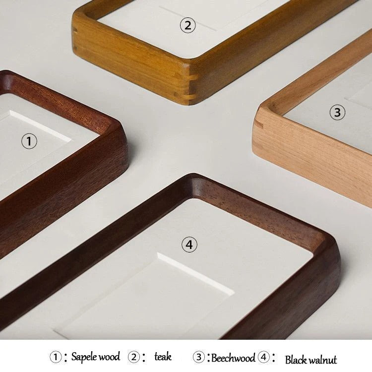 Elegante Houten Fotolijst Voor Triptych En Quadruple Foto's
