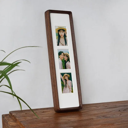 Elegante Houten Fotolijst Voor Triptych En Quadruple Foto's