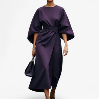 Elora | Asymmetrische feestjurken voor dames – een gedurfde combinatie van elegant en modern design voor in de stad Altviool