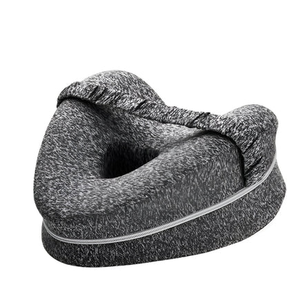 Beensteun Kussen van Geheugenfoam met Hoes Grijs