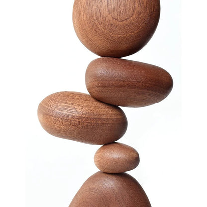 Steenvormige Houten Decoratie Voor Modern Interieur