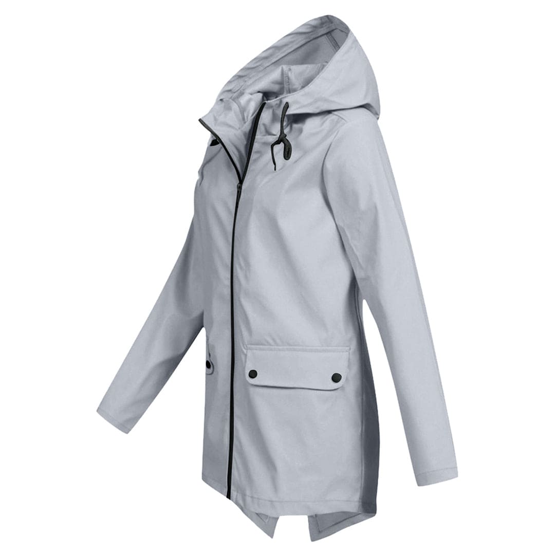 Dames Regenjas met Capuchon - Lichtgewicht, Waterdicht & Ademend