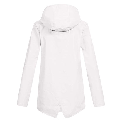 Dames Regenjas met Capuchon - Lichtgewicht, Waterdicht & Ademend