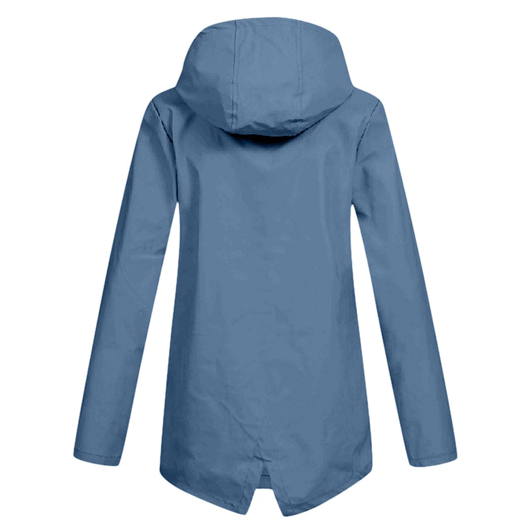 Dames Regenjas met Capuchon - Lichtgewicht, Waterdicht & Ademend