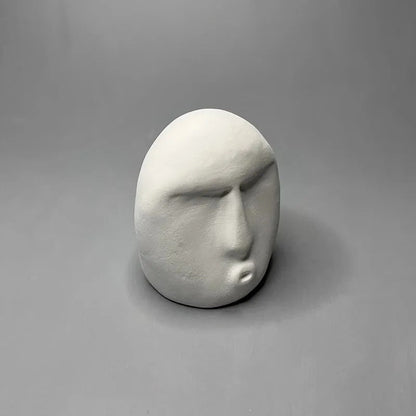 Modern Abstract Gipsen Gezichtsbeeldje Voor Elke Ruimte