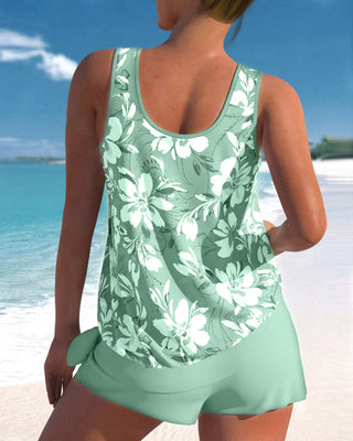 Flōre | Tankini set voor dames – Tweedelig zomerdesign, comfortabele pasvorm en stijlvol