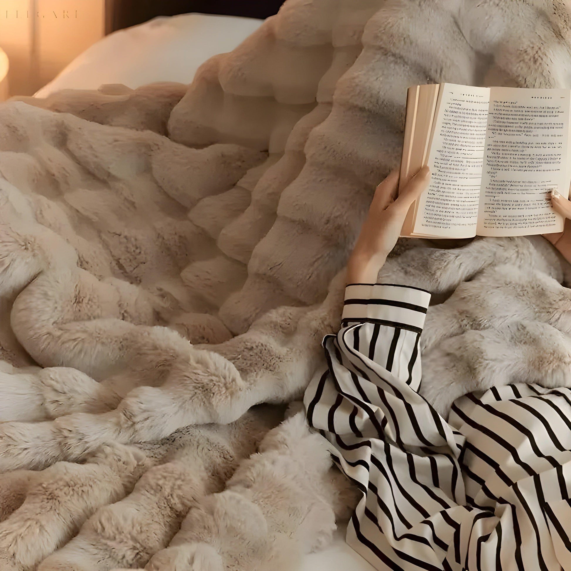 Warme Fleece Deken 100% Polyester – Luxe Pluizige Deken in Diverse Kleuren en Maten voor Ultiem Comfort Khaki