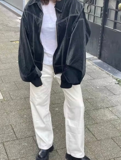 Dames Bomberjack – Oversized Pasvorm – Ritssluiting – Casual Streetwear – Comfort Fit