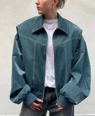 Dames Bomberjack – Oversized Pasvorm – Ritssluiting – Casual Streetwear – Comfort Fit