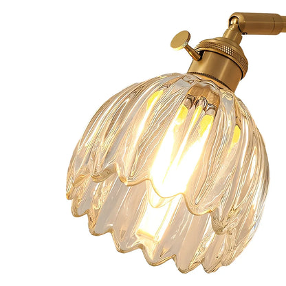 Freya Lotus glazen wandlamp