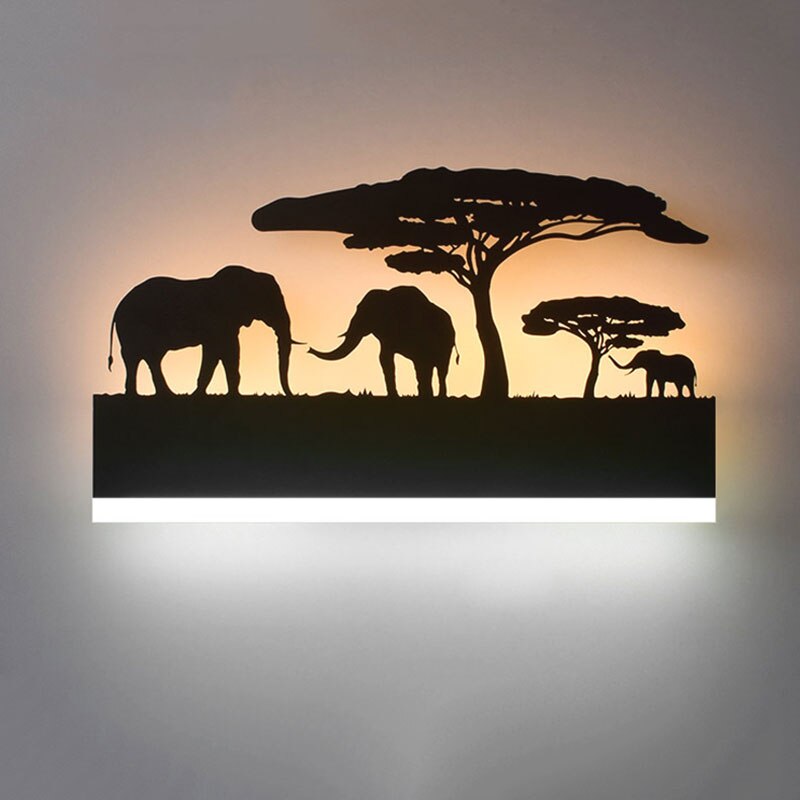 LED Wandlamp Decoratie Voor Elk Interieur Met Sfeer Safari