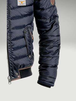 Gewatteerde herenjas met stijlvolle warmte voor dagelijks gebruik en als winterjas.