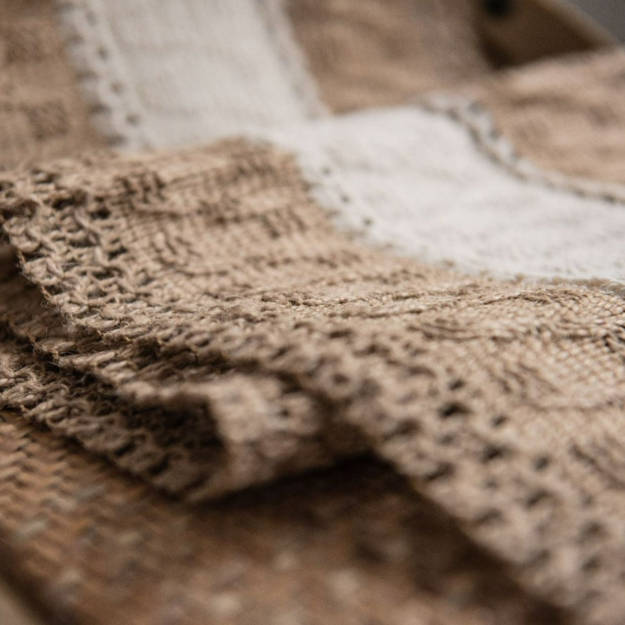 Geweven Landelijke Tafelloper Voor Eettafel Decoratie