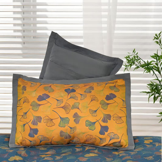 Zachte Ginkgo Blad Katoenen Kussensloop 2 Stuks Set Default
