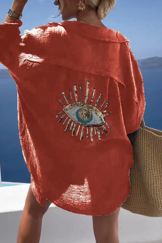 Glamore | Casual Overhemd Koraal