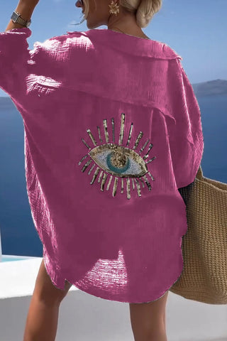 Glamore | Casual Overhemd Roze